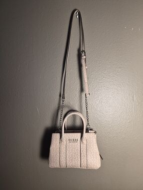 GUESS Pink Logo Satchel Crossbody Bag